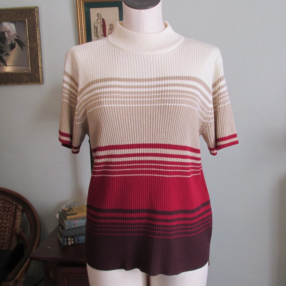 Vintage 90s Short Sleeve Knit